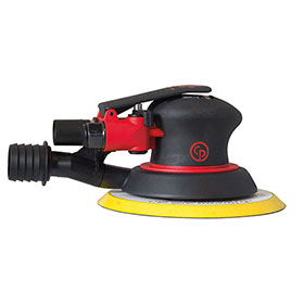 Chicago Pneumatic 3/16" Random Orbital 6" Hook & Loop Palm Sander, Central Vac - CP7255CVE