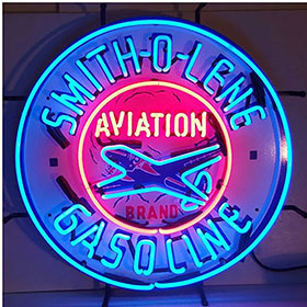 Neonetics Smith-O-Lene Gasoline Neon Sign - 5GSSMI