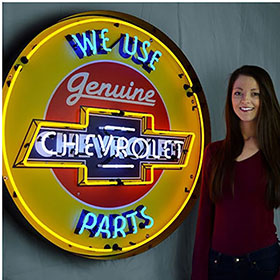 Neonetics Chevrolet 36" Neon Sign in Metal Can - 9CHVBK