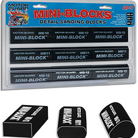 Motor Guard Mini-Blocks Detail Sanding Blocks Assortment - AP-7