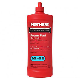 Mothers Professional Foam Pad Polish - Quart