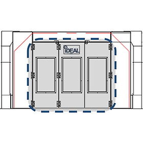 Tri-Fold Drive Thru Door Kit