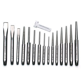 16 Piece Punch and Chisel Set