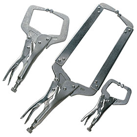 3 Piece Locking C-Clamp Set