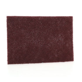 3M Scotch-Brite General Purpose Hand Pad Maroon, 6" x 9", 3 pads/pack - 37447