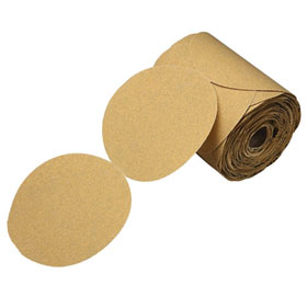 3M Stikit 5" Gold Disc Rolls, 175 Discs/Roll