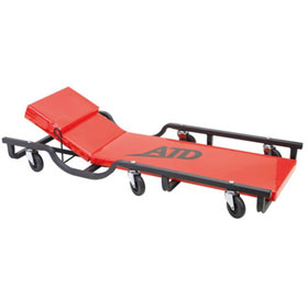 ATD Tools 40" Drop Arm Steel Creeper with Adjustable Head Rest