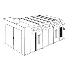 RTT Col-Met Reverse Flow Paint Booth, Non-Pressurized, SB