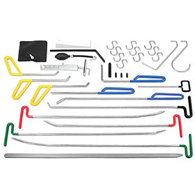 Dent Fix 33 Piece Paintless Dent Removal Tool Set - DF-PDRKIT33