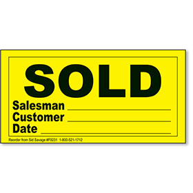 SOLD Peel & Stick Stickers - Yellow & Black