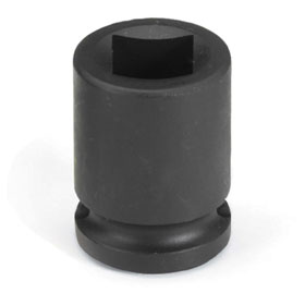 Grey Pneumatic 3/8" Drive x 5/16" Square Standard Female Pipe Plug SAE Impact Socket, 4pt - 1010FP