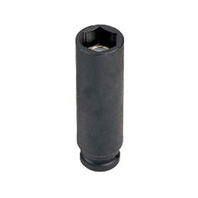 Grey Pneumatic 1/4" Drive x 12mm Deep Length Magnetic Impact - 912MDG