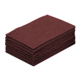 Norton 4-1/2 x 9" Maroon Thin-Flex Primer Prep Scuff Pads - 06166