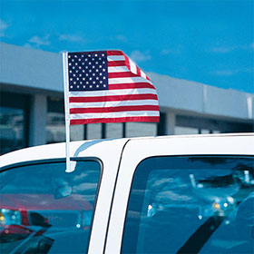 American Flag Economy Clip-On Flag Kit