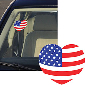 Patriotic Heart Stickers