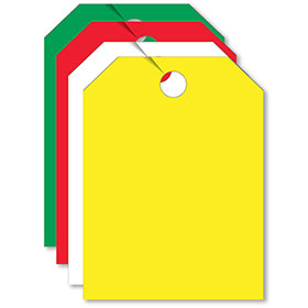 Combo Blank Mirror Tags - Non-Fluorescent