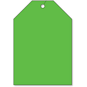 Jumbo Rear View Mirror Tags - Fluorescent Green