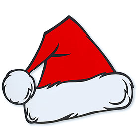 Santa Hat Sticker