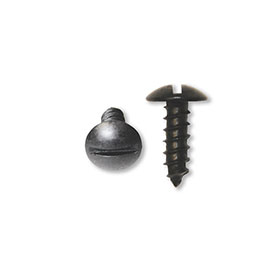 License Plate Black Pan Head Screws