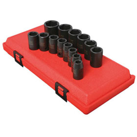 Sunex Tools 1/2" Drive 14 Pc. Metric Impact Socket Set - 2652