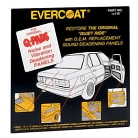 Evercoat Q-Pads Sound Deadening Panels 116