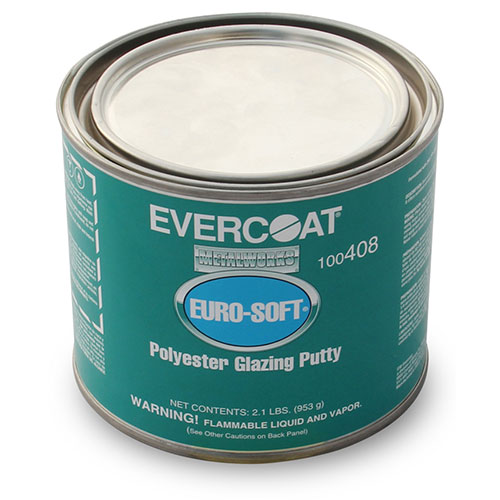 Evercoat Euro-Soft Polyester Glazing Putty - Half Gallon